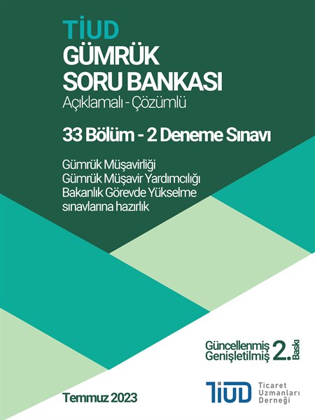 TİUD Gümrük Soru Bankası-2023